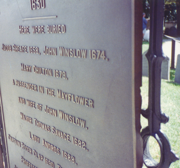 Mary Chilton's Grave